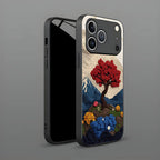 Scarlet Bloom Aesthetic Case