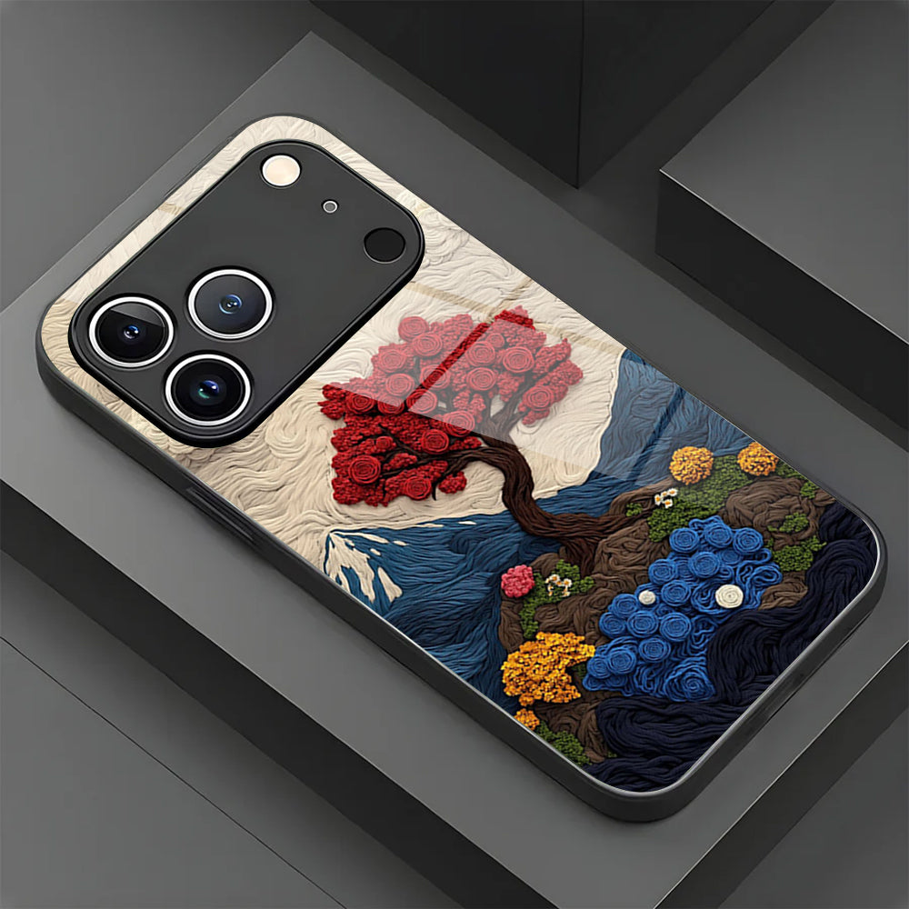 Scarlet Bloom Aesthetic Case