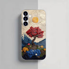 Galaxy S Series - Scarlet Bloom Aesthetic Case