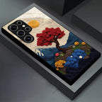 Galaxy S Series - Scarlet Bloom Aesthetic Case