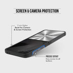 Galaxy S Series - Futuristic Silver Line Case