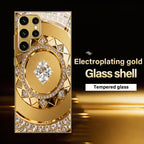 Premium Gold Diamond Plate High-End Artistic Case