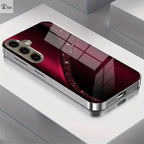 Crimson Glitter Pattern Case