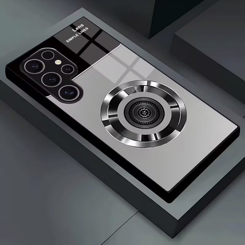 Trendy Patterned Glass Case