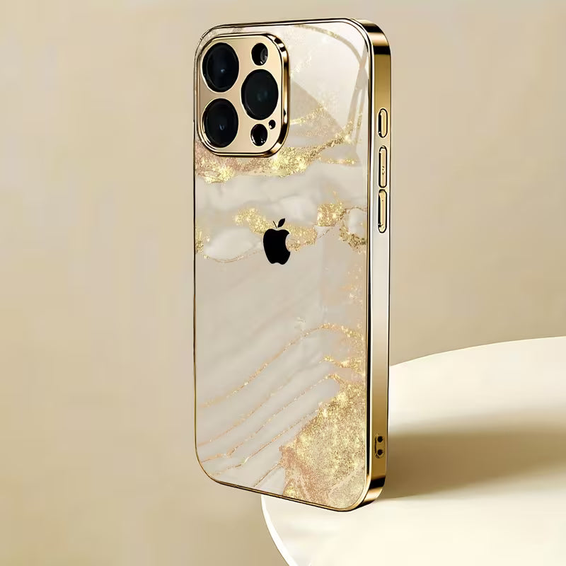 Gold Plated Glass Case