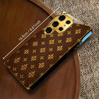 Galaxy S Series - Vintage Golden Patterned Electroplated Case
