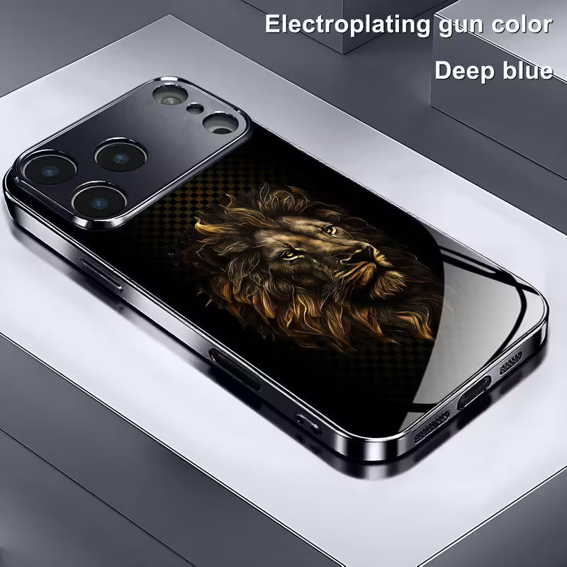 Vintage Lion Electroplated Case