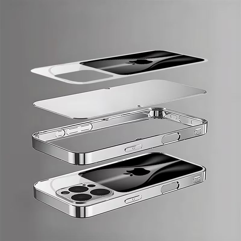 Electroplated Glass Case With Lens Protection