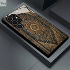 Galaxy S Series - Exquisite Carved Blue Pattern Case
