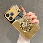 Metallic Pegasus Patterned Glass Case