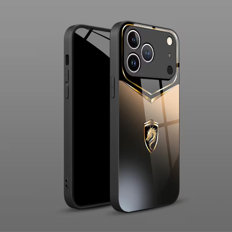 Golden Dragon Emblem HD Pattern Case