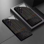 Wood Grain and Fabric Texture Case