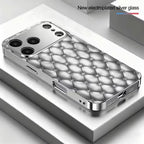 Leather Diamond-Patterned Case