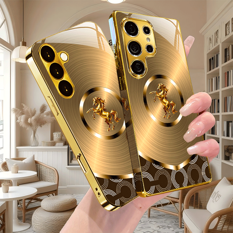 Galaxy S Series - Vintage Swirl Stallion Label Case