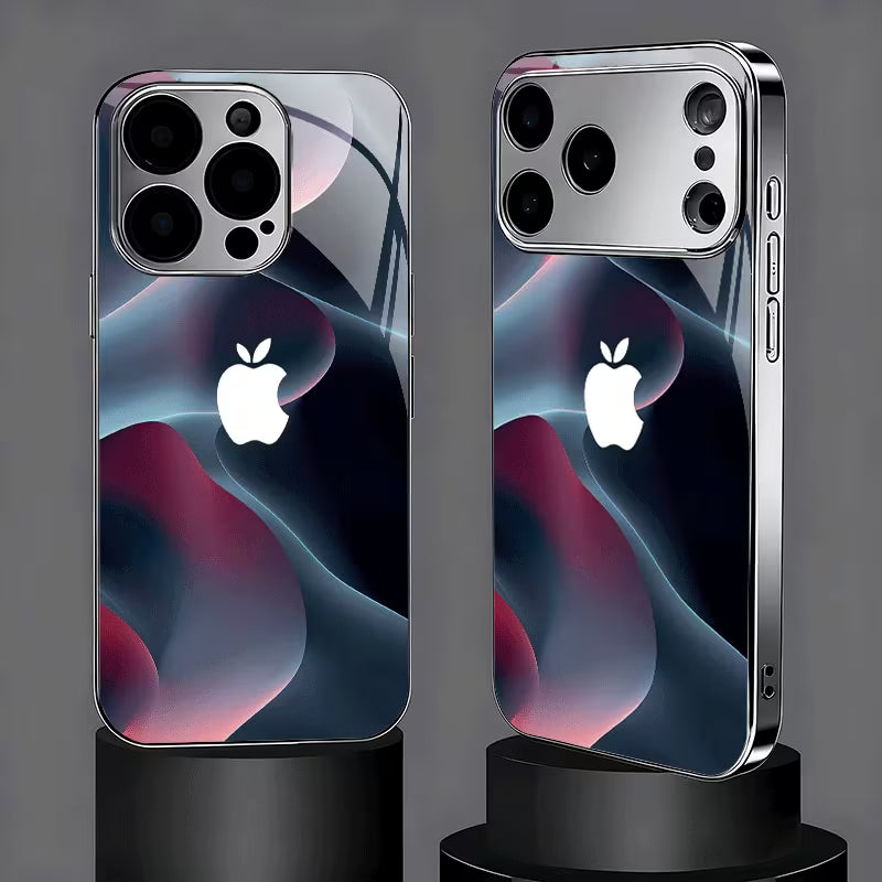 Fluid Gradient Electroplated Glass Case