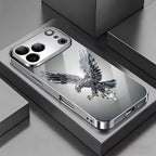 Luxury Crystal Eagle Pattern Glass Case