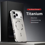 Frosted Back Panel Magnetic Ring Case