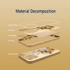 iPhone Series - Luxurious Gold Gemstone Case