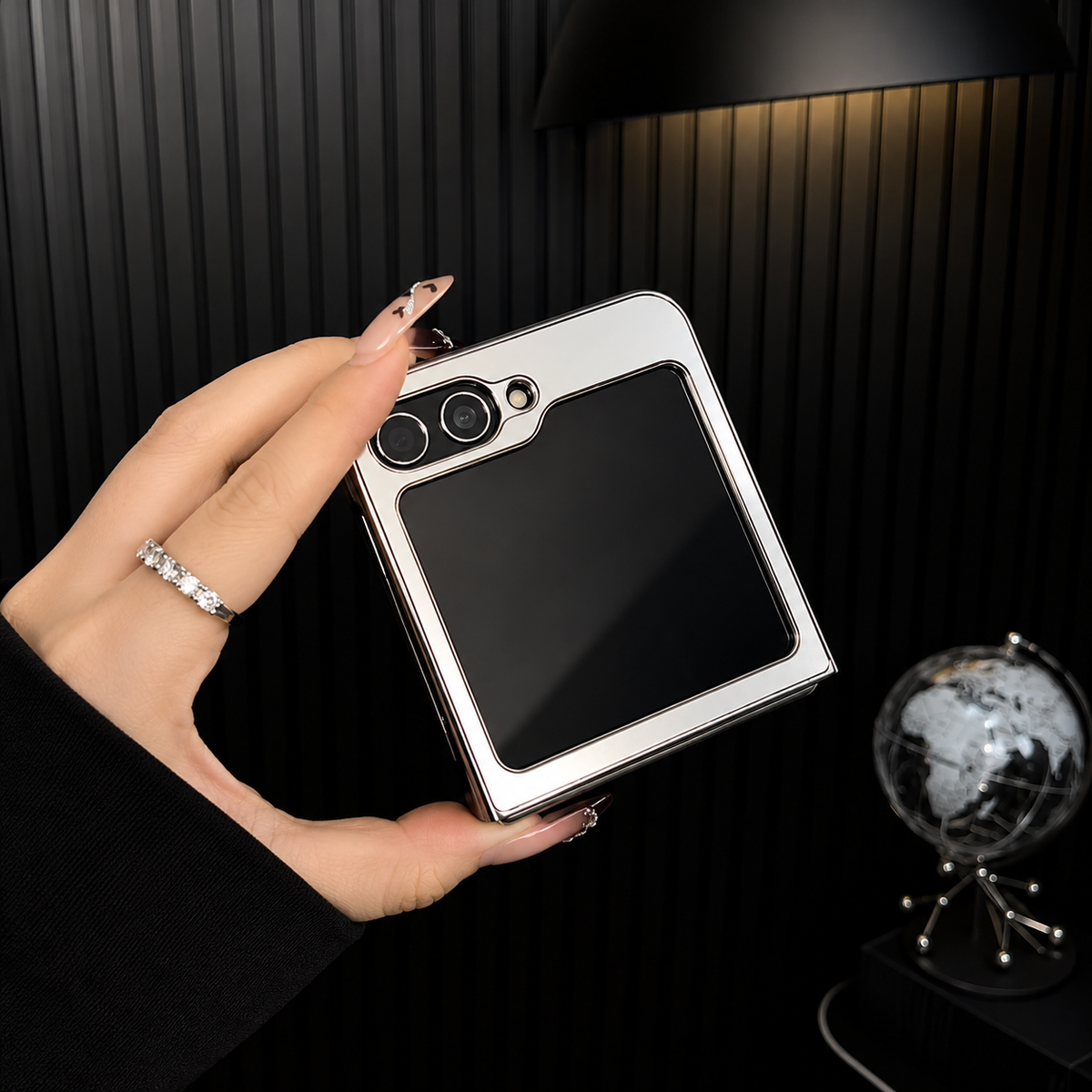 Galaxy Z Flip Series - Chrome-Plated Case