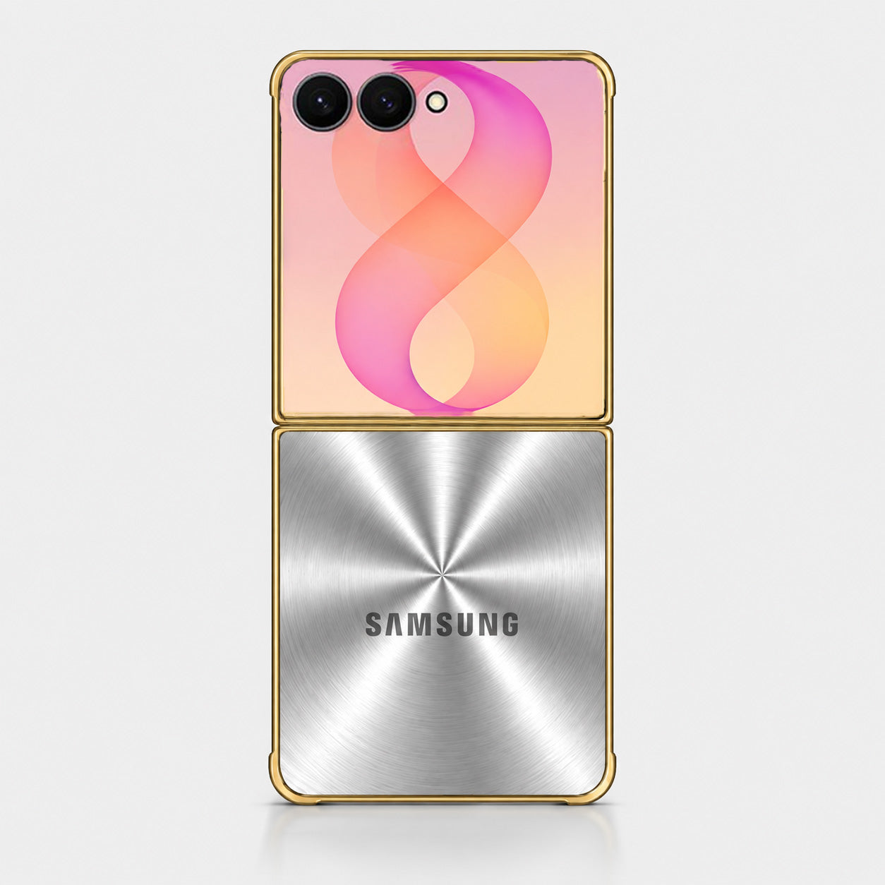 Galaxy S Series - Futuristic Silver Line Case