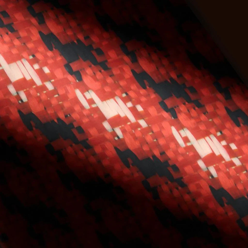 Crimson Houndstooth Texture Case