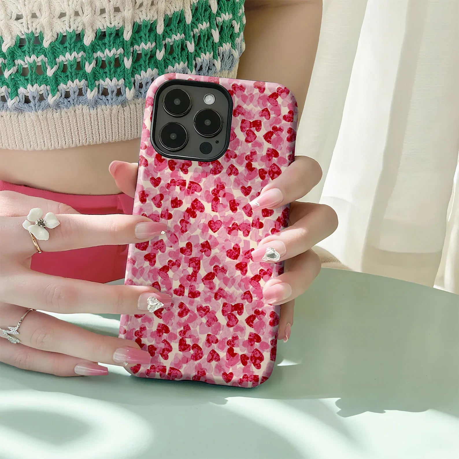 Little Heart Pattern Case