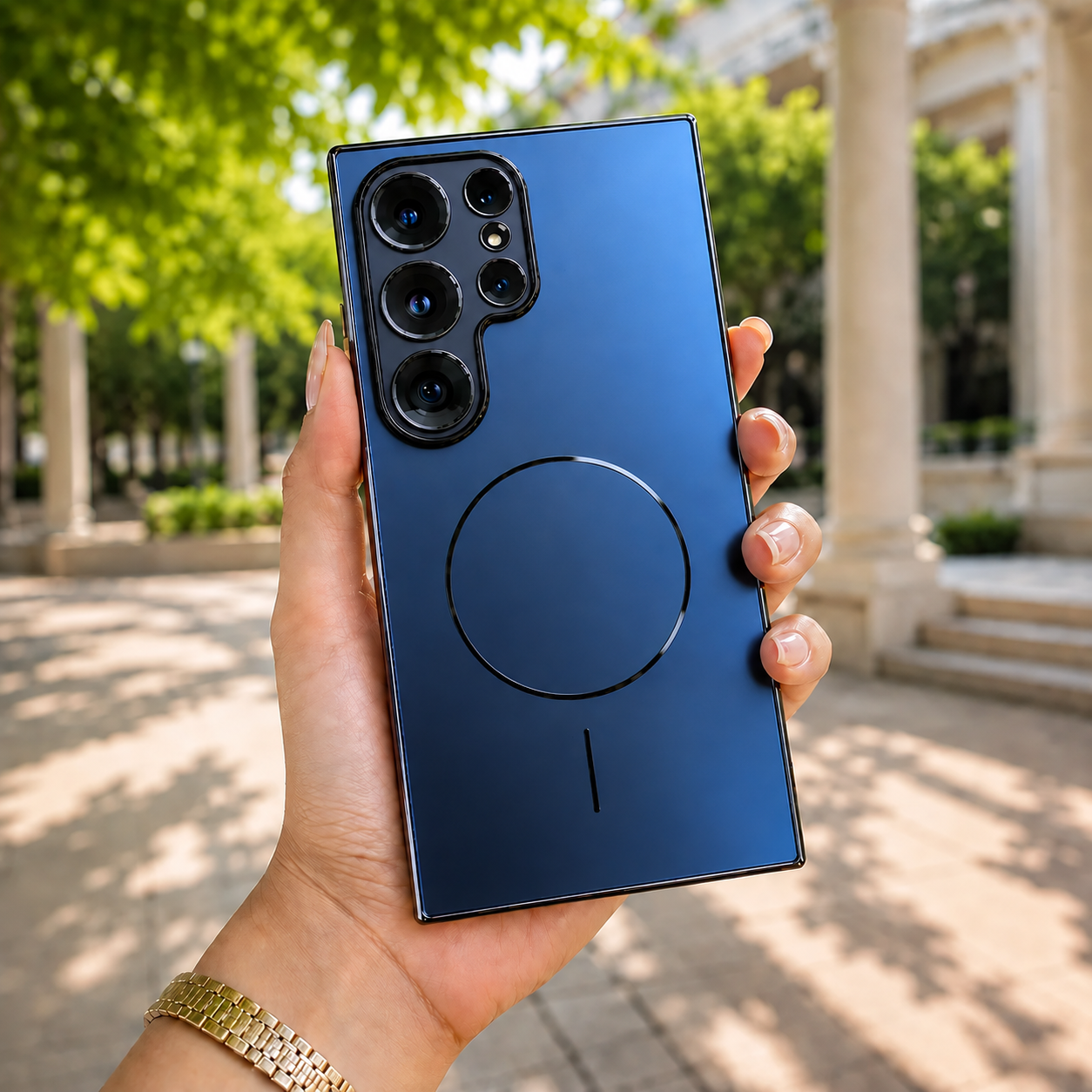 Galaxy S Series - Blue Titan Case